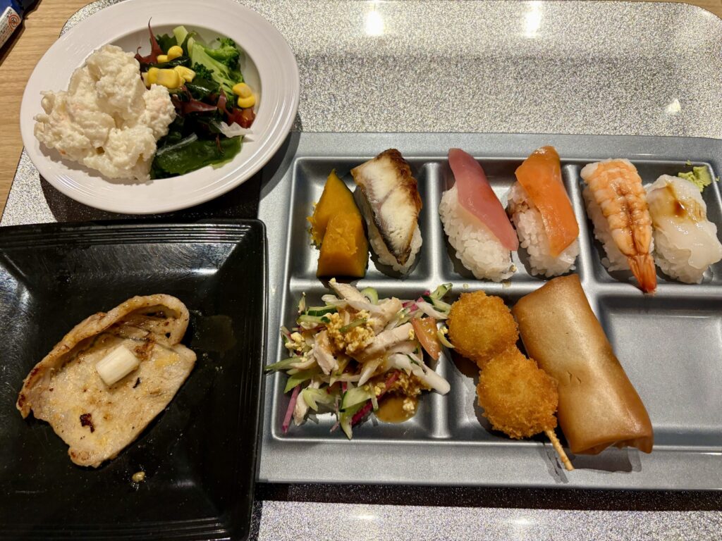 斉木別館の夕食バイキング