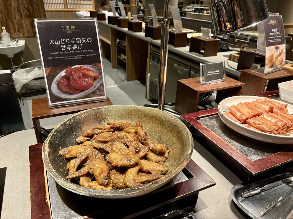 斉木別館の夕食バイキング
