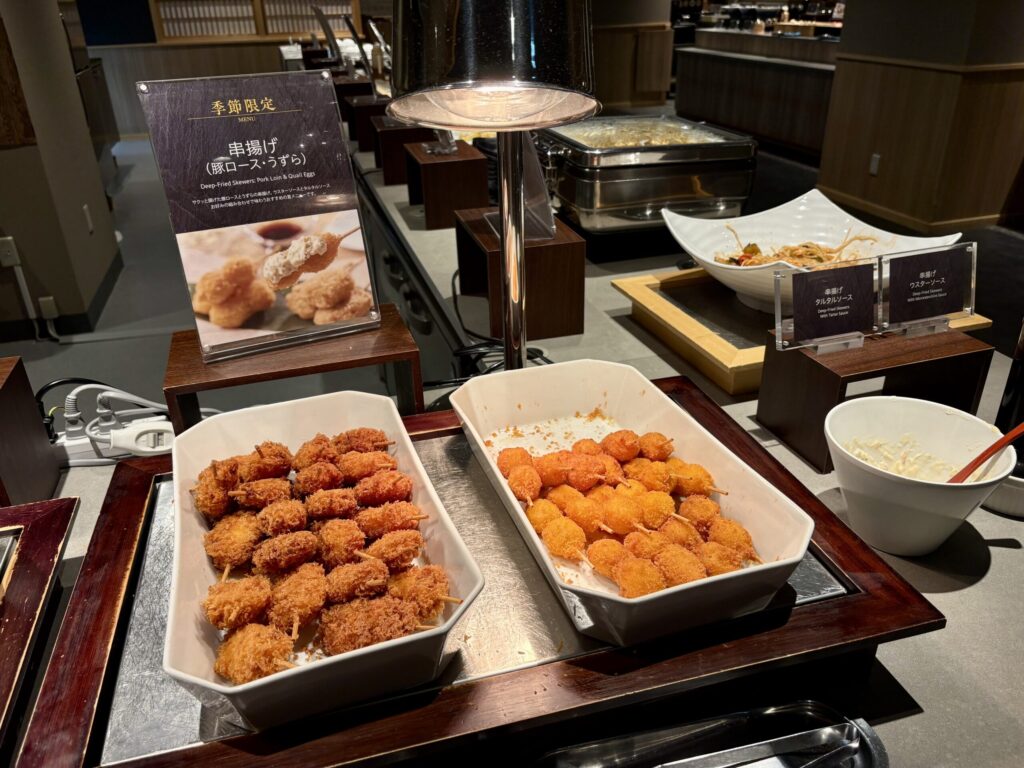 斉木別館の夕食バイキング